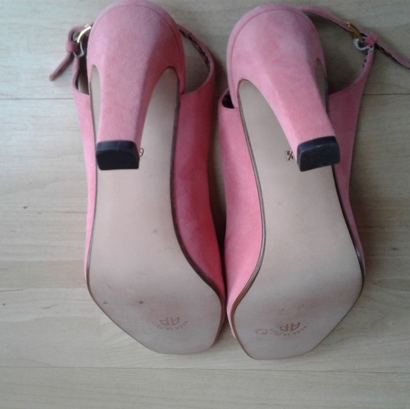 Vintage Andrea pfister pink suede 8 / 8.5 pump - Picture 7 of 8